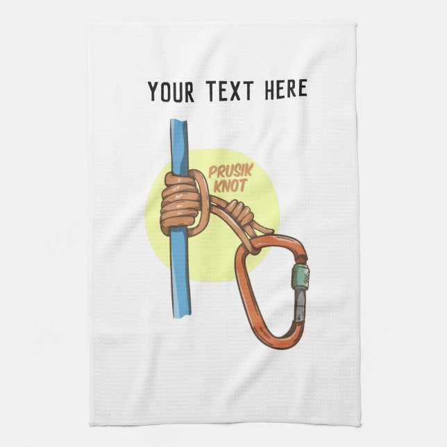 Kletterklettern Geschirrtuch (Vertikal)