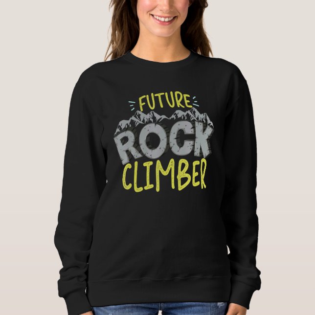 Kletterklettern Sweatshirt (Vorderseite)