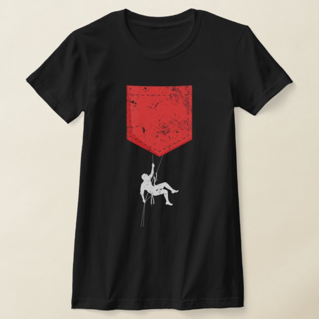 Kletterklettern Taschendiebstahl T-Shirt (Ablage )