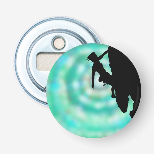 Klettermagnet Flaschenöffner (Vorderseite)