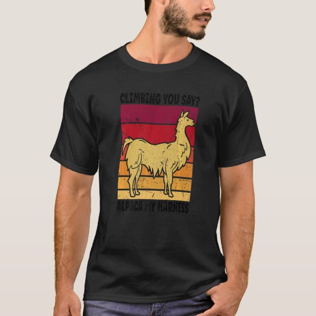 Klettern Alpaca I Harry 3 T-Shirt (Vorderseite)