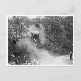 Klettern am Vierradantrieb Postkarte