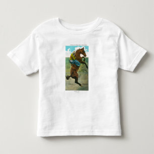 Klettern der goldenen Treppe am jährlichen Rodeo Kleinkind T-shirt