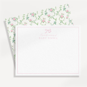 Klettern der Rose aus der Kinderzimmer-Karte Einladung