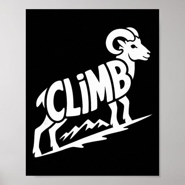Klettern - Felsenklettern und Bouldern Dickhornsch Poster (Vorne)
