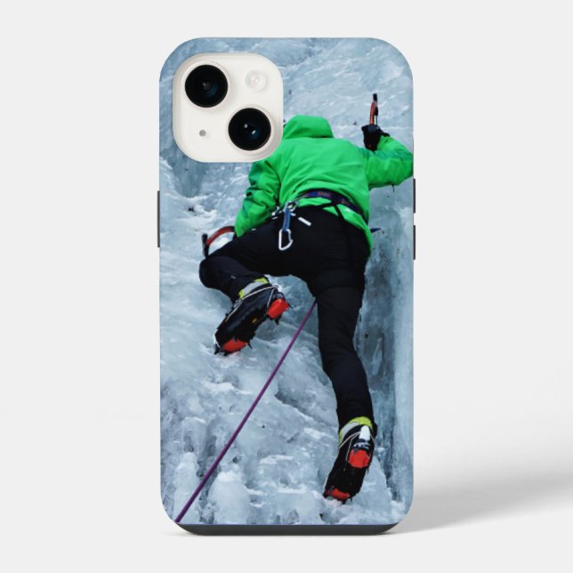 Klettern iPhone 14 Hülle (Rückseite)