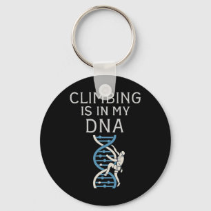 Klettern ist in meiner DNA-Helix Grafik Schlüsselanhänger