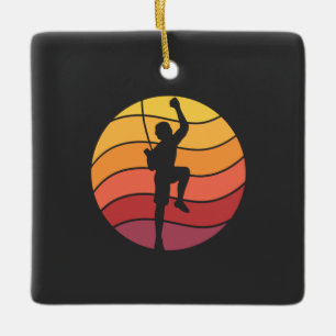 Klettern Klettern Retro Keramikornament