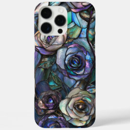 Klettern Lila Imitate aus Weißrosen iPhone 16 Pro Max Hülle