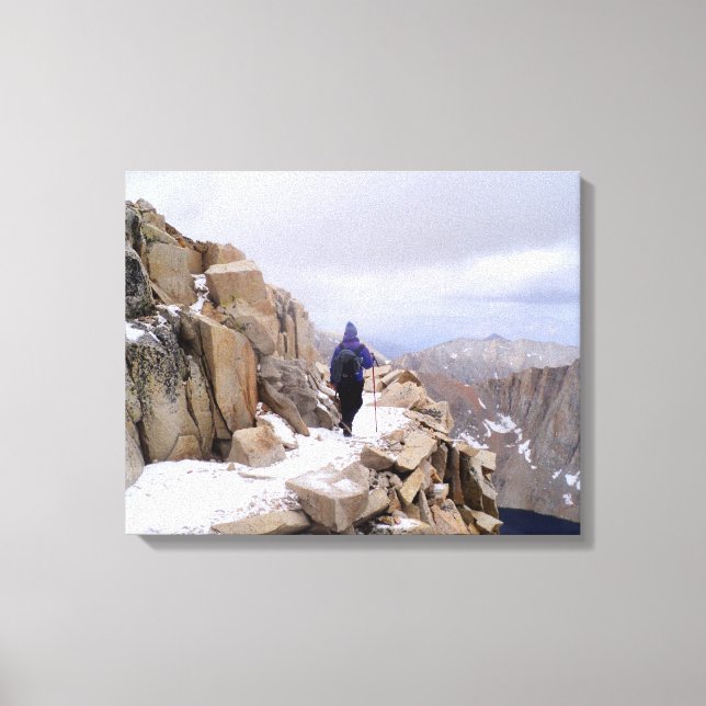 Klettern Mount Whitney Leinwanddruck (Vorderseite)
