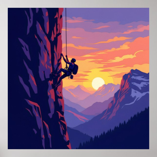 Klettern Poster (Vorne)