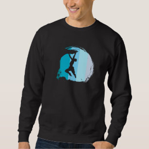 Klettern Retro Sweatshirt