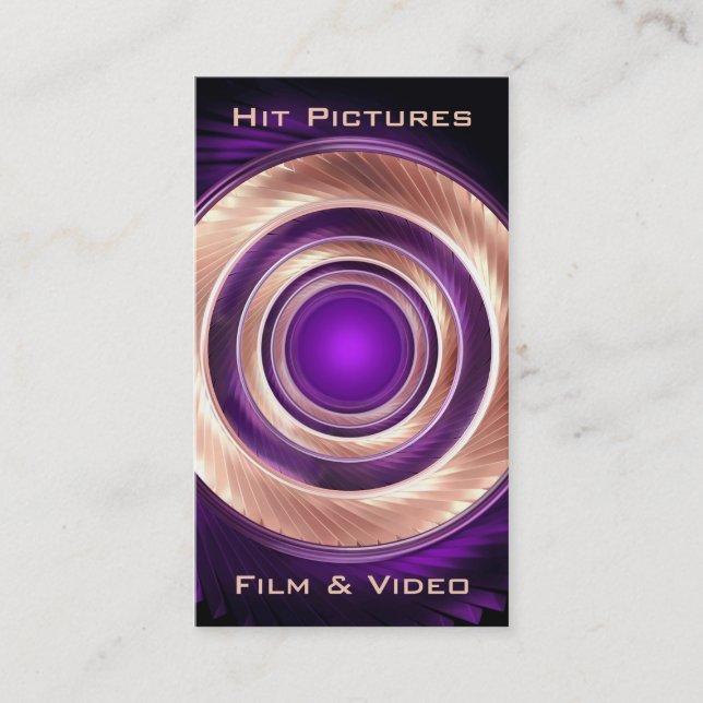 Klettern ringsum Filmemacher-Fotografen Visitenkarte (Vorderseite)