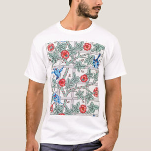 Klettern Rose & Kleiner Vogel, William Morris T-Shirt
