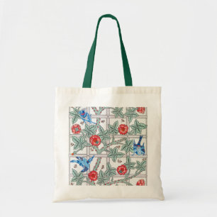 Klettern Rose & Kleiner Vogel, William Morris Tragetasche