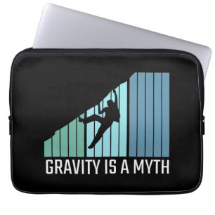 Klettern - Schwerkraft ist ein Mythos Laptopschutzhülle