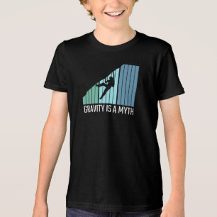 Klettern - Schwerkraft ist ein Mythos Tri-Blend Shirt