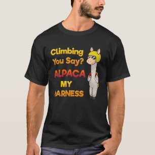 Klettern Sie? Alpaka T-Shirt