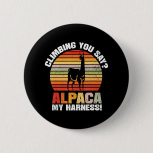 Klettern Sie sagen Alpaca Meine Harfe für einen La Button