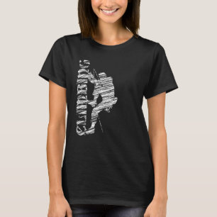 Klettern Silhouette Bergsteigen 11 T-Shirt