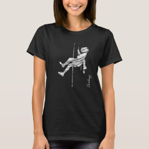 Klettern Silhouette Bergsteigen 30 T-Shirt