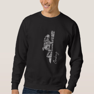 Klettern Silhouette Bergsteigen 6 Sweatshirt