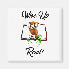 Klettern und Buch lesen Gewitzte Kinder Cartoon Magnet