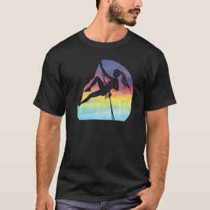 Klettern wie ein Girl Womens Rock Climbing Boulder T-Shirt