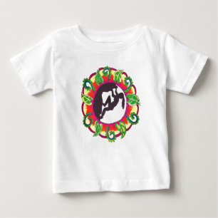 Klettern-Zen-Mädchen Baby T-shirt