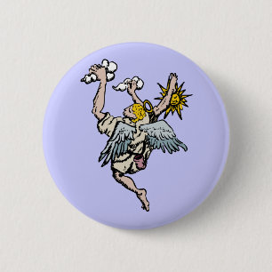 Kletternder Engels-Knopf Button