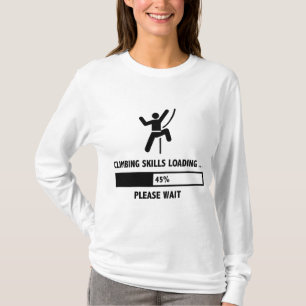Kletterndes Fähigkeits-Laden T-Shirt