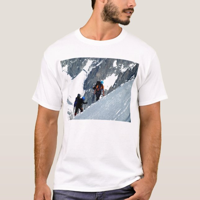 Kletterndes Mont Blanc T-Shirt (Vorderseite)