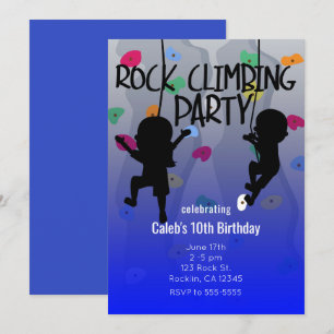 Kletterparty Geburtstagseinladungen Einladung