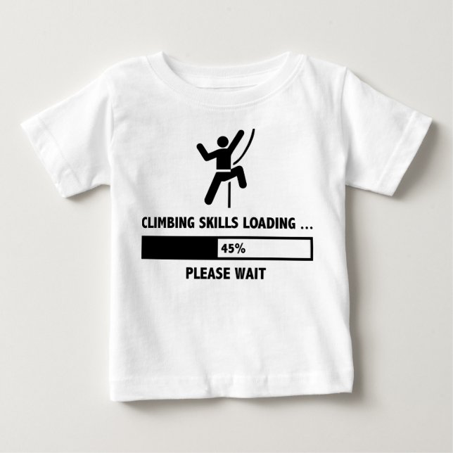 Kletterqualifikationen Baby T-shirt (Vorderseite)