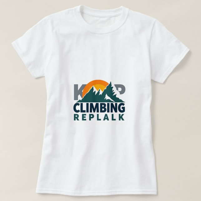 Kletterreplash Erlebnisdesign T-Shirt (Design vorne)