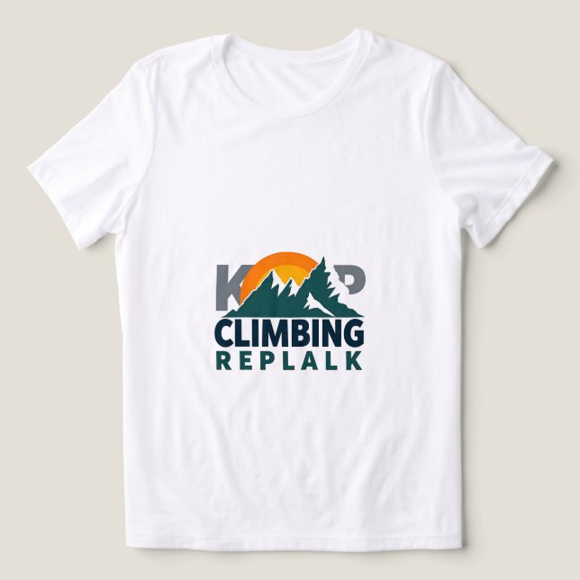 Kletterreplash Erlebnisdesign Tri-Blend Shirt (Design Vorderseite)