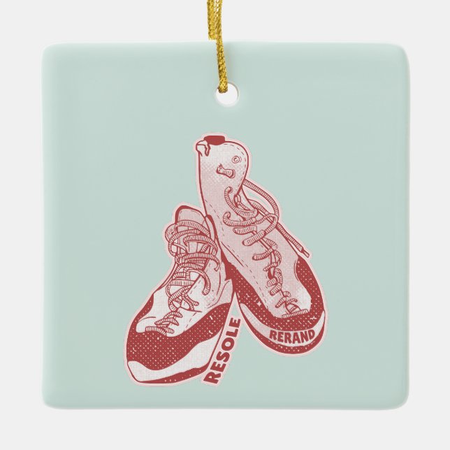 Kletterschuhe Keramikornament (Vorderseite)
