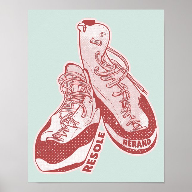Kletterschuhe Poster (Vorne)