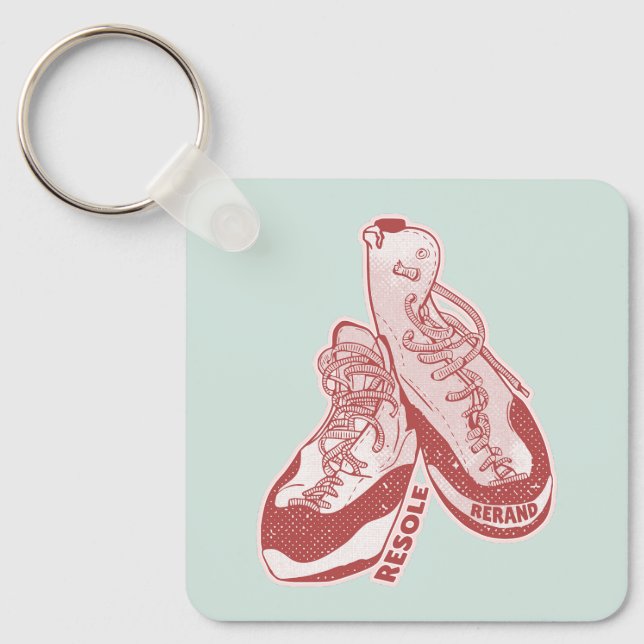 Kletterschuhe Schlüsselanhänger (Vorderseite)