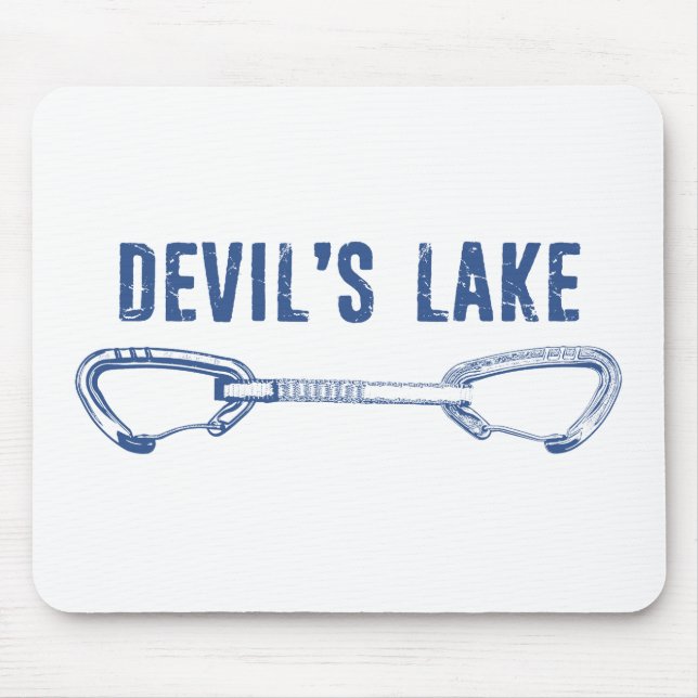 Klettersee des Teufels Schnellziehen Mousepad (Vorne)