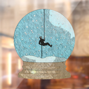 Kletterseil, das Schneekugel abschirmt, einzigarti Fensteraufkleber