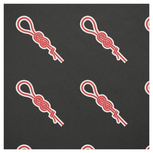 Kletterseil und Knoten Stoff (Muster)