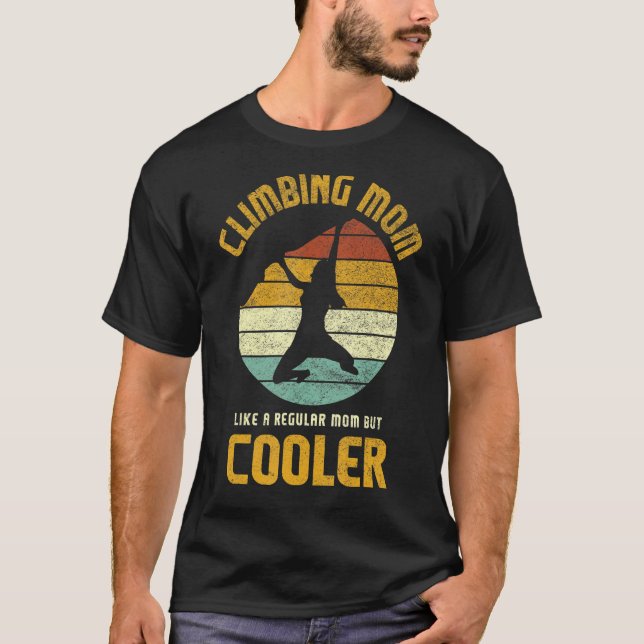 Klettersport Klettersteig Kletterausrüstung Klette T-Shirt (Vorderseite)