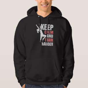 Klettersteig Bergsteigen Behalt Ruhe und Hoodie