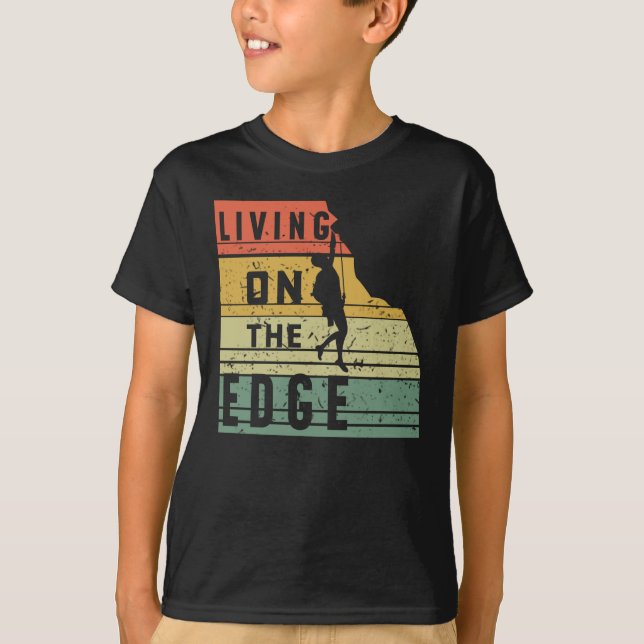 Klettersteig - Bouldering Sport T-Shirt (Vorderseite)