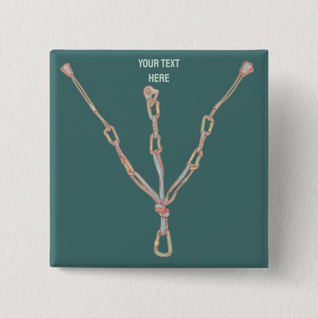 Klettersteig Button (Vorderseite)