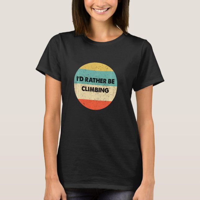 Klettersteig ich lieber T-Shirt (Vorderseite)