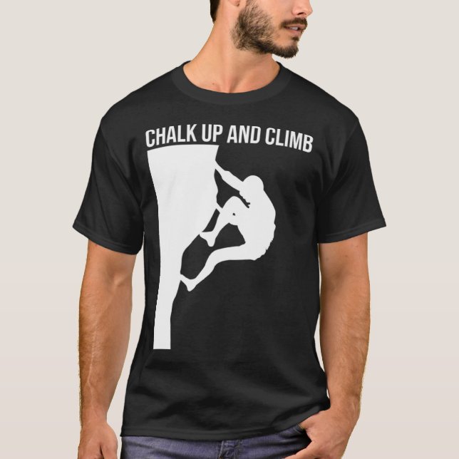 Klettersteig Klettersport Klettersteig Boulderi T-Shirt (Vorderseite)
