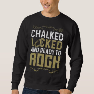 Klettersteig Klettersteig khalkiert geschlossen un Sweatshirt