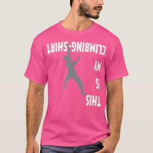 Klettersteig Kletterwand Klettern T-Shirt